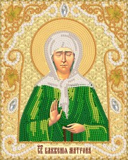 Схема вишивки бісером на атласі Марічка Св. Блж. Матрона Московська РІК-5010