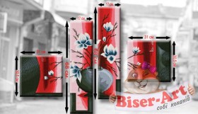 Схема для вышивки бисером Полиптих Сакура Biser-Art Т1 - 362.00грн.