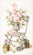 Набор для вышивки крестом Летний натюрморт с розами