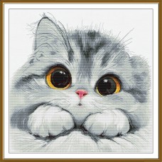 Набор для вышивки крестом Нова Слобода Застенчивый котенок РЕ3618 Новая Слобода (Нова слобода) РЕ3618 Набор для вышивки крестом Нова Слобода Застенчивый котенок РЕ3618 Новая Слобода (Нова слобода) РЕ3618