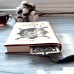 Набор для вышивки нитками на крафтовом картоне Wonderland Crafts Закладка - Охранник сокровищ WLZ-016