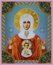 Набор для вышивки бисером Знамение Святой Богородицы Картины бисером Р-272