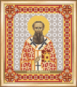 Схемы для вышивания бисером на авторской канве Святой Григорий Богослов