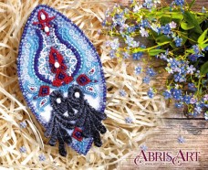 Набор для вышивки бисером украшения на натуральном художественном холсте Восточный мотив Абрис Арт AD-013