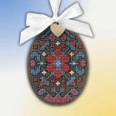 Набір для вишивання нитками на дерев'яній основі Wonderland Crafts Писанка. Луганщина FLW-088