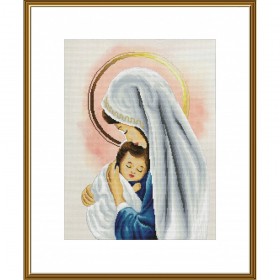 Набор для вышивки нитками на канве с фоновым изображением Мамина благодать  Новая Слобода (Нова слобода) СР3357 - 480.00грн.