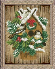 Набор для вышивки крестом Волшебное Рождество Краса и творчiсть 40915