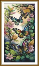 Набор для вышивки бисером Волшебные бабочки  Новая Слобода (Нова слобода) ДК3378
