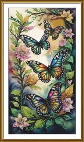 Набор для вышивки бисером Волшебные бабочки  Новая Слобода (Нова слобода) ДК3378 - 735.00грн.