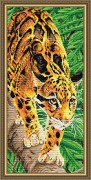 Набор для выкладки алмазной мозаикой Дымчатый леопард