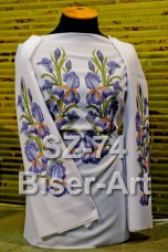 Заготовка для вышивки бисером Сорочка женская Biser-Art Сорочка жіноча SZ-74 (льон)