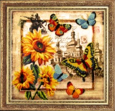 Набор для вышивки бисером Привет из Украины Баттерфляй (Butterfly) 114Б