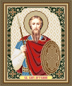 Схема вышивки бисером на габардине Св. Великомученик Артемий (Артем ) Art Solo VIA4182 - 53.00грн.