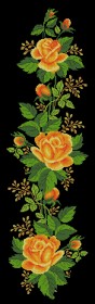 Схема вышивки бисером на атласе Желтые розы Эдельвейс ДС-13 - 293.00грн.