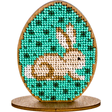 Набор для вышивки бисером по дереву Писанка кролик Волшебная страна FLK-257