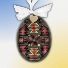 Набор для вышивки нитками на деревянной основе Wonderland Crafts Писанка. Житомирская область FLW-092 Волшебная страна FLW-092