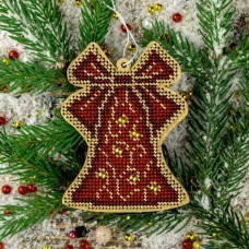 Набор для вышивания бисером по дереву Красный колокольчик Волшебная страна FLK-445