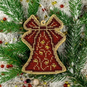 Набор для вышивания бисером по дереву Красный колокольчик Волшебная страна FLK-445 - 184.00грн.