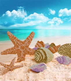 Рисунок на ткани для вышивки бисером Тропический пляж А-строчка АК3-095 - 102.00грн.