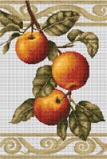 Набор для вышивки крестом Веточка яблони Luca-S В276