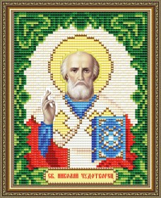 Набор для выкладки алмазной мозаикой Святой Николай Чудотворец Art Solo АТ6003 - 185.00грн.