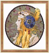 Голова византийки :Блондинка