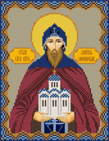 Набор для вышивки бисером Святой Даниил Московский
