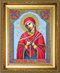 Набор для вышивки крестом Пресвятая Богородица Семистрельная Чарiвна мить  403 - 483.00грн.