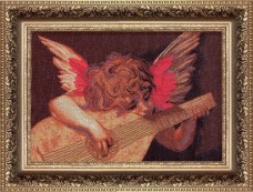 Набор для вышивки крестом Ангел с лютней Чарiвна мить (Чаривна мить) 429