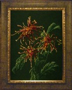Набор для вышивки бисером Хризантемы в саду