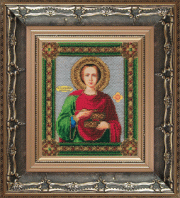 Набор для вышивки бисером Икона великомученика и целителя Пантелеймона Чарiвна мить  Б-1021 - 750.00грн.