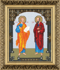 Набор для вышивки бисером Икона Святых апостолов Петра и Павла Чарiвна мить (Чаривна мить) Б-1102