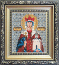 Икона Святой мученицы Людмилы (Людмила) Чарiвна мить (Чаривна мить) Б-1041