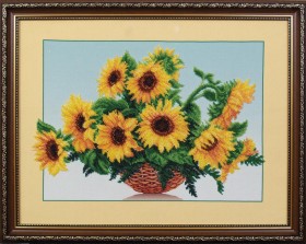 Набор для вышивки бисером Солнечные цветы