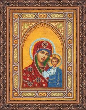 Набор для вышивки бисером Богородица Казанкая Абрис Арт АВ-074