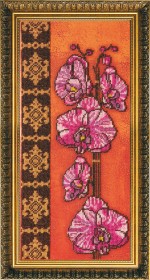 Набор для вышивки бисером Орхидеи - 1