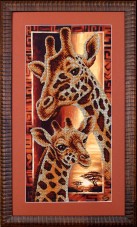 Набор для вышивки бисером Африка. Жирафы Магия канвы Б-057МК