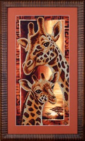Набор для вышивки бисером Африка. Жирафы Магия канвы Б-057МК - 1 173.00грн.