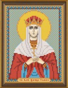 Рисунок на ткани для вышивки бисером Святая Царица Тамара