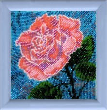 Рисунок на атласе для вышивки бисером Роза Баттерфляй (Butterfly) 939Б