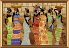 Набор для вышивки бисером Африканские красавицы Новая Слобода (Нова слобода) ДК1038