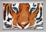 Рисунок на атласе для вышивки бисером Глаза тигра