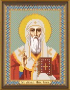 Рисунок на ткани для вышивки бисером Св. Метрополит Михаил Киевский