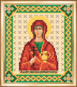 Рисунок на ткани для вышивки бисером Св. Великомученица Анастасия