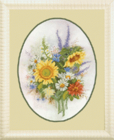 Рисунок на ткани для вышивки бисером Весенний букет Чарiвна мить  СБ-136 - 86.00грн.