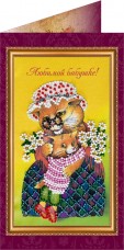 Набор - открытка Любимой бабушке Абрис Арт АО-044