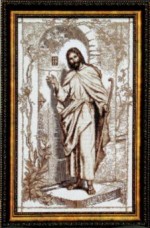 Набор для вышивки крестом Иисус, стучащий в дверь Чарiвна мить (Чаривна мить) 354