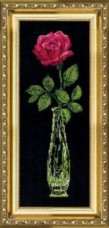 Набор для вышивки крестом Красная роза Чарiвна мить (Чаривна мить) 202