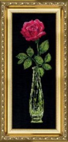Набор для вышивки крестом Красная роза Чарiвна мить  202 - 1 072.00грн.