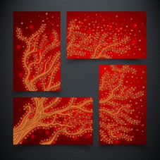 Рисунок на ткани для вышивки бисером Дерево жизни. Огонь